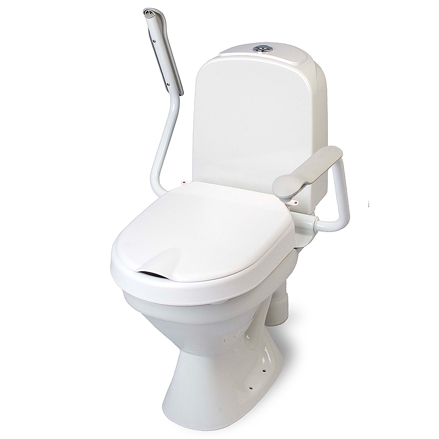 Hi-Loo réhausseur de toilette fixe avec accoudoirs - hauteur 6 cm